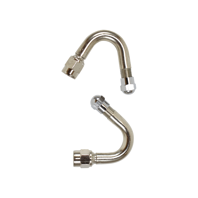 Valve Stem Extension 135 Degree Bend for Outside Dual on 19.5 - 22.5" Steel Wheel