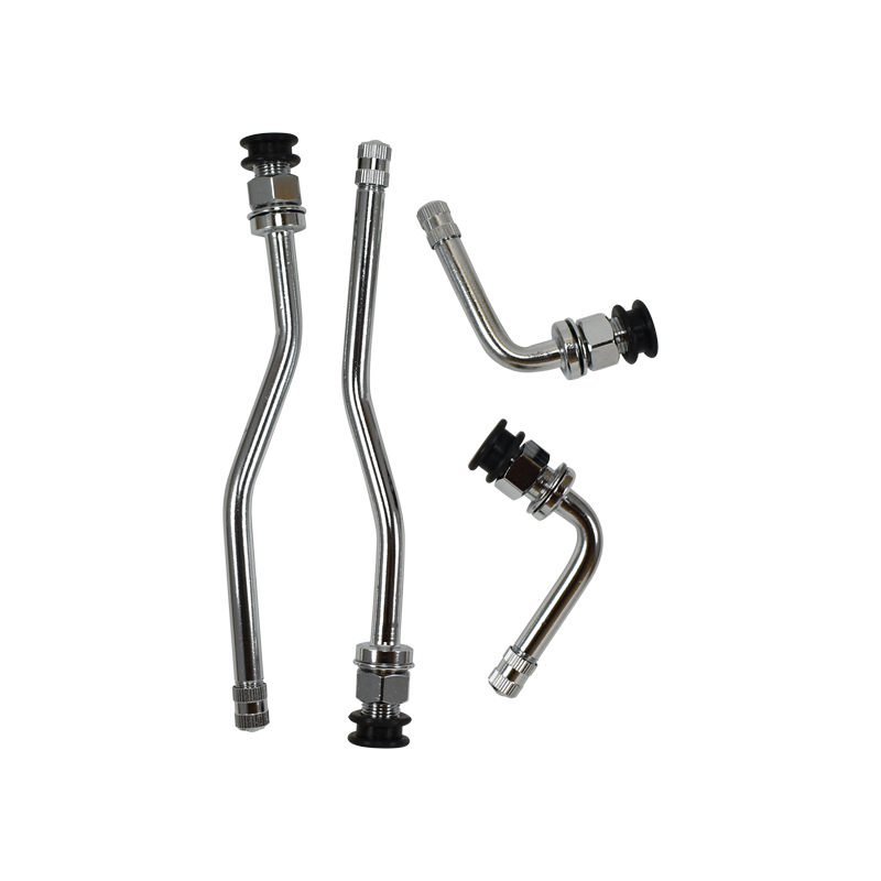 Dually Valve Stem for Mercedes Sprinter Chassis with Stylized Chrome - DL2SPNAS