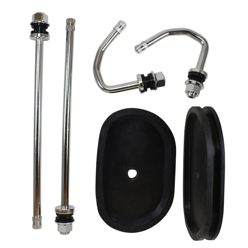 Dually Valve Stem Kit for GM 3500, 4500 with Steel Wheels - DL1GMC