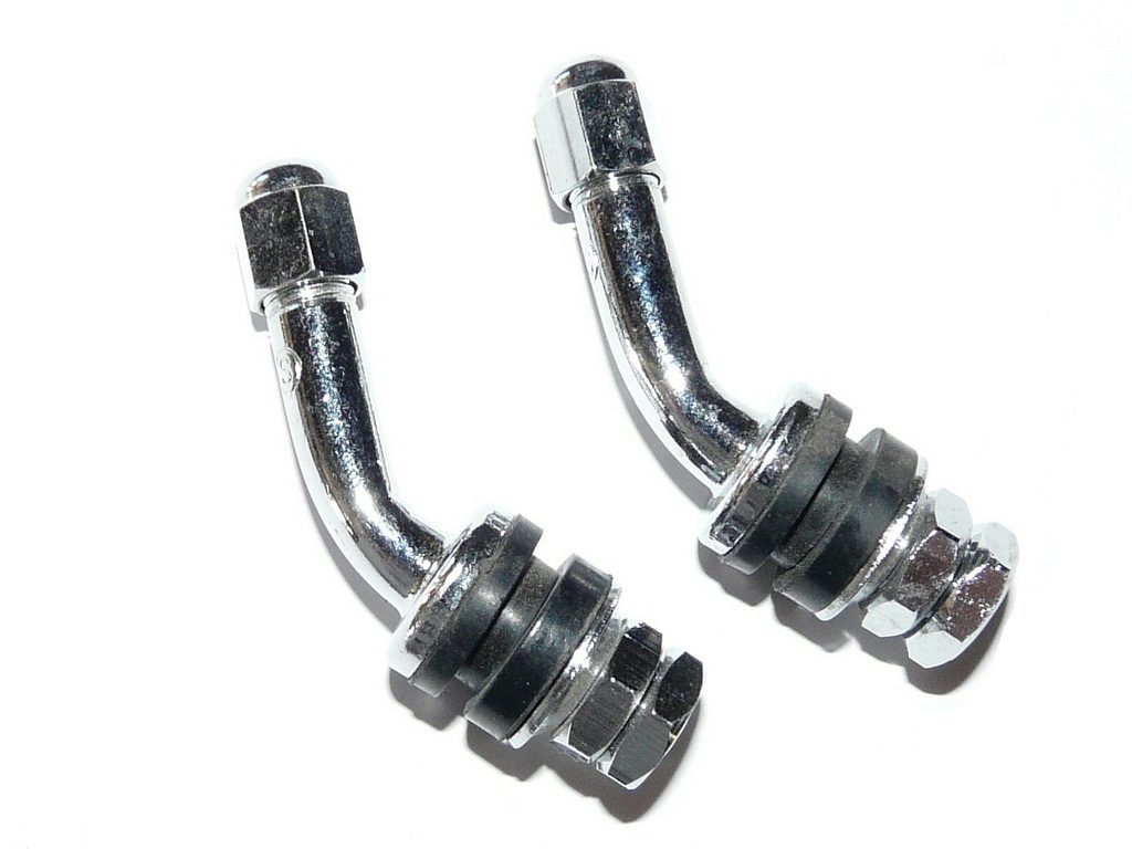 Valve Stems 45 degree angle for Light Trucks, Cars and Trailers