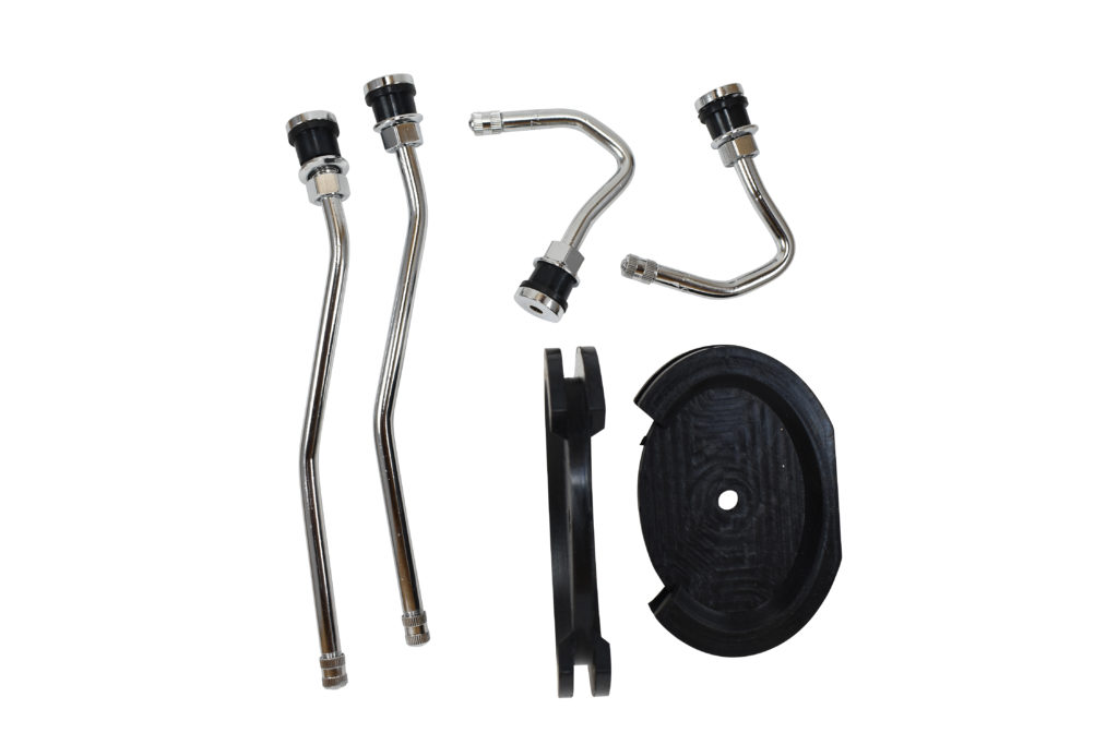 Dually Valve Stems for Workhorse, GM, GMC with Steel Wheels  - DL4GMCC